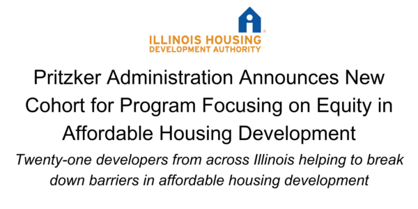 Pritzker Administration Announces New Cohort for Program Focusing on Equity in Affordable Housing Development